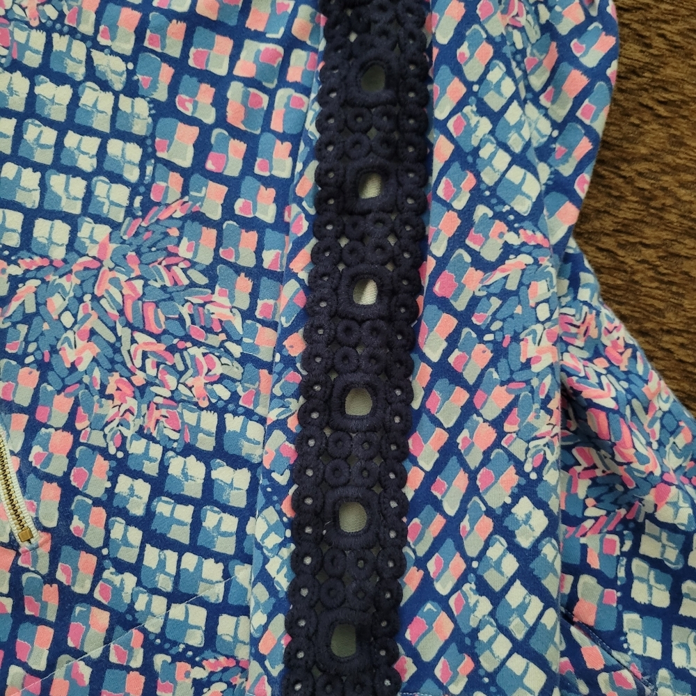 Lilly Pulitzer Colorful Patterned Long Sleeve Top - Picture 5 of 5